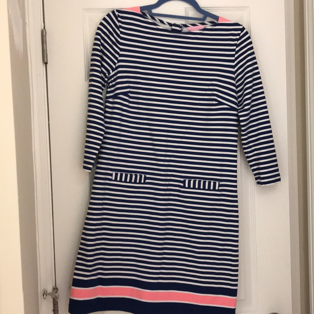 Lilly Pulitzer 3/4 sleeve striped dress
